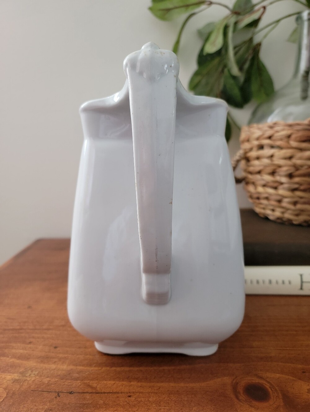 Vintage J & G Meakin Hanley England Ironstone China Large White Water  Pitcher - Picture 2 of 15